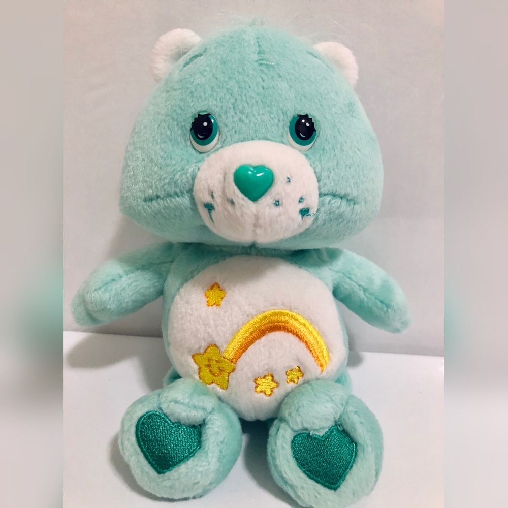 8” Wish Bear Care Bear 2002 Plush